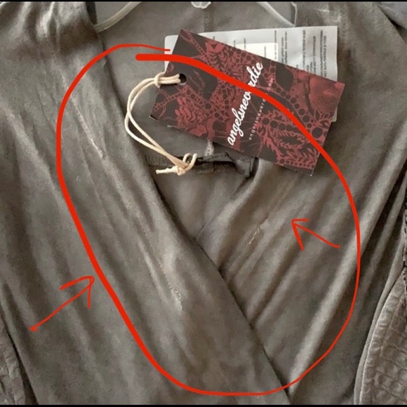 Angels Never Die Dark Gray Unique Design Empire-Waist Dress - Picture 15 of 15